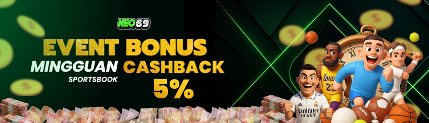 BONUS SPORTSBOOK CASHBACK 5%
